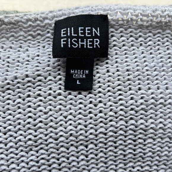 Pale lilac Eileen Fisher cardigan - Picture 2 of 5